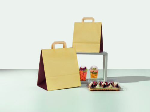 busta-shopper-carta-fondo-largo-bicolore-manico-maniglia-piatta-piattina